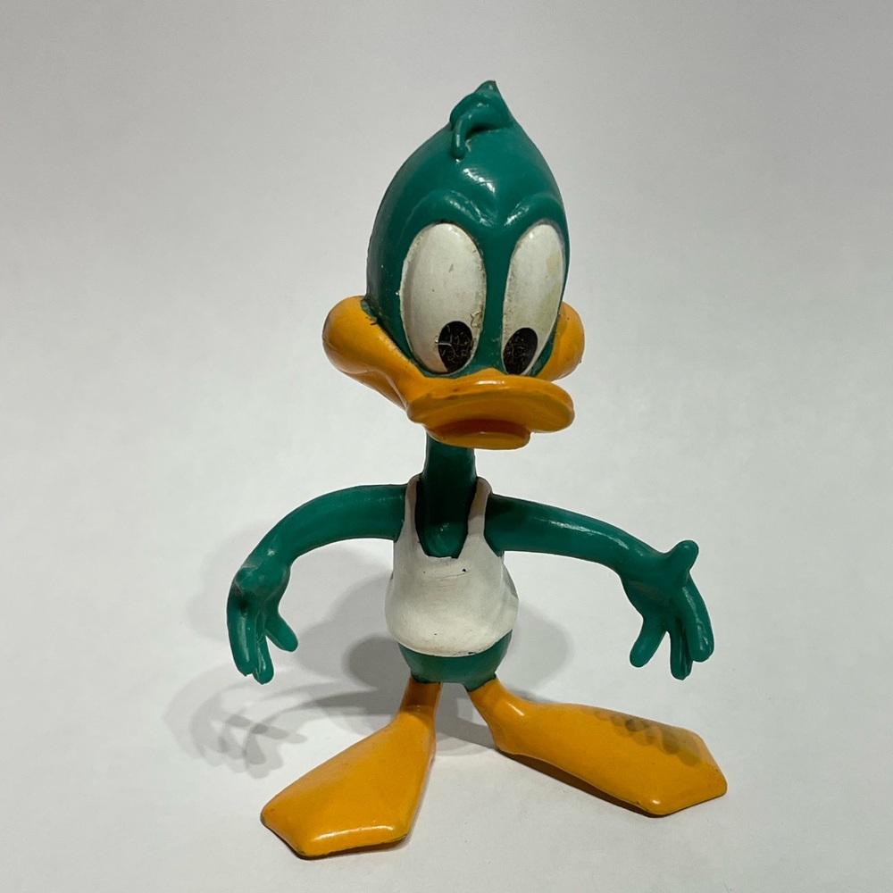 Vintage Tiny Toons Bendems Plucky Duck Just Toys Action Figure 1994 Warner Bros